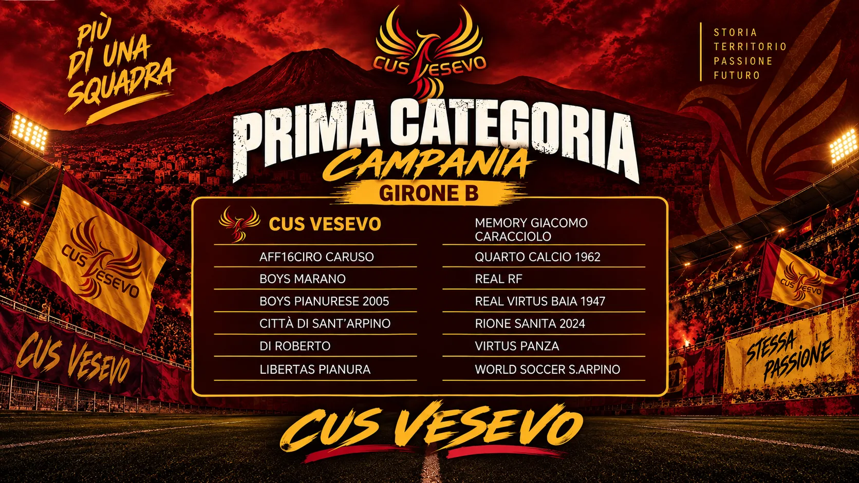 PRIMA CATEGORIA GIRONE B💪